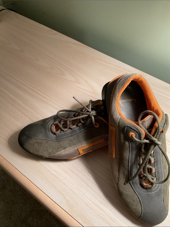Pirelli Other - Pirelli Olive Green and Orange Casual Sneakers